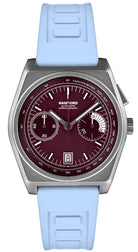Bamford Titanium B347 Claret and White Watch