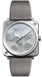 Bell & Ross Watch Grey Camouflage Quartz BRS-CAMO-ST
