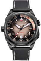 Cuervo y Sobrinos Watch Buceador Caribe Divers Black Coral 2860.3N