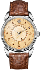 Cuervo y Sobrinos Watch Historiador GMT 3196.1C
