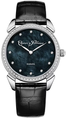 Cuervo y Sobrinos Watch Historiador Primera Dama Diamond Black 3113.1N-S1