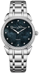 Cuervo y Sobrinos Watch Historiador Primera Dama Diamond Black Bracelet 3113B.1N-S1