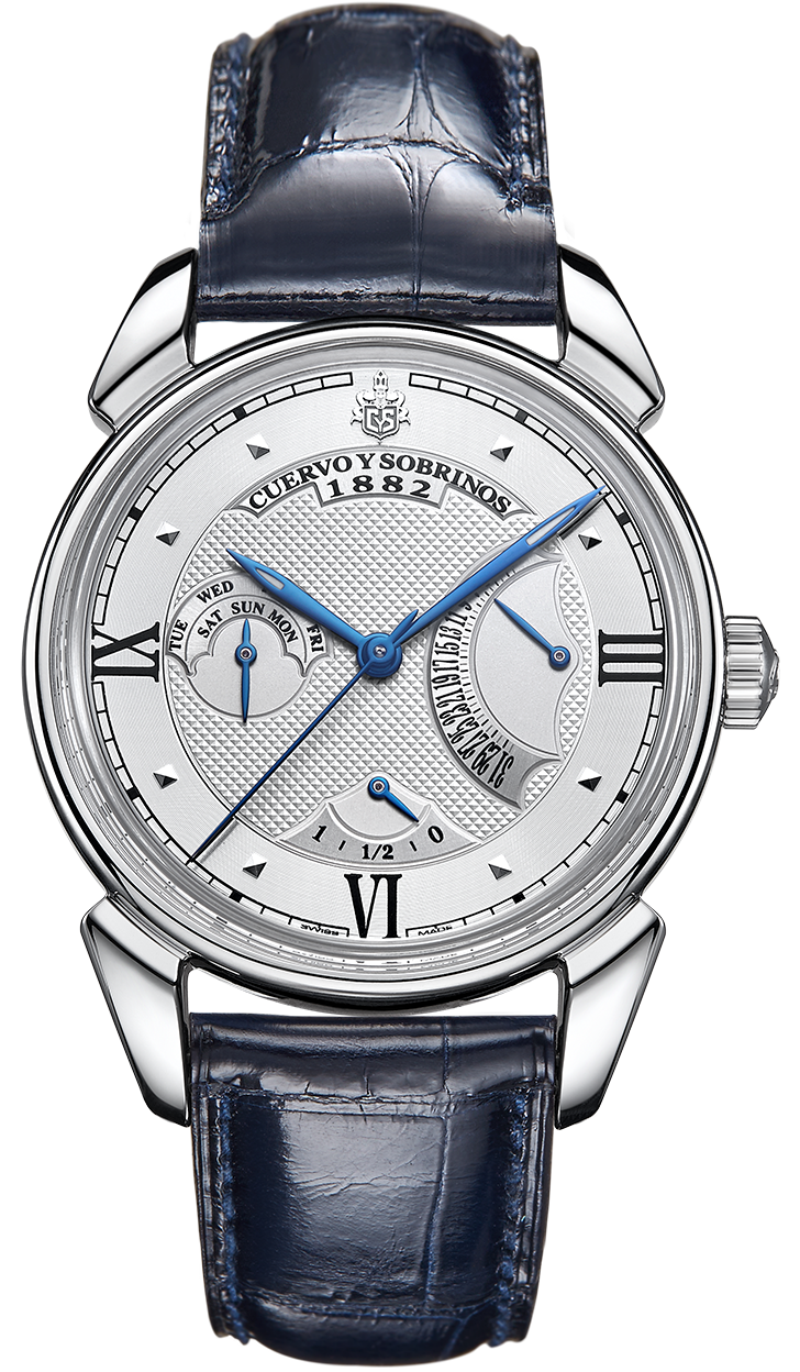 Cuervo y Sobrinos Watch Historiador Retrogrado 3194.1A
