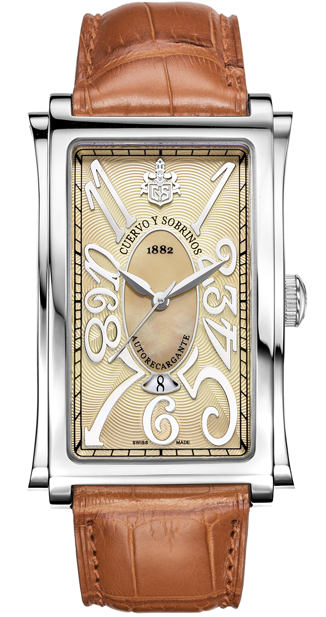 Cuervo y Sobrinos Watch Prominente Solo Tiempo 1012.1CHM