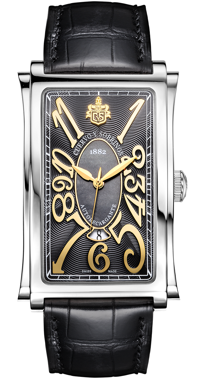 Cuervo y Sobrinos Watch Prominente Solo Tiempo 1012.1NM