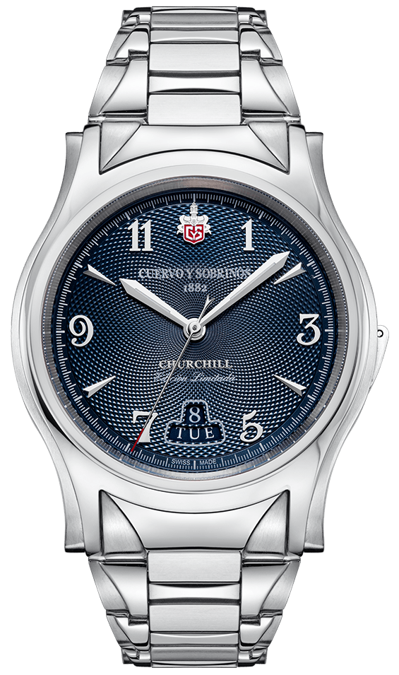 Cuervo y Sobrinos Watch Robusto Churchill Sir Winston Limited Edition Bracelet 2810B.1SW BRACELET