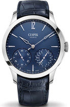 Czapek Watch Quai des Bergues Steel Guilloche Ricochet Steel Aqua Blue Limited Edition