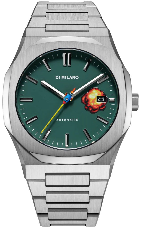 D1 Milano Watch Automatico Retro Green D1-ATBJ13