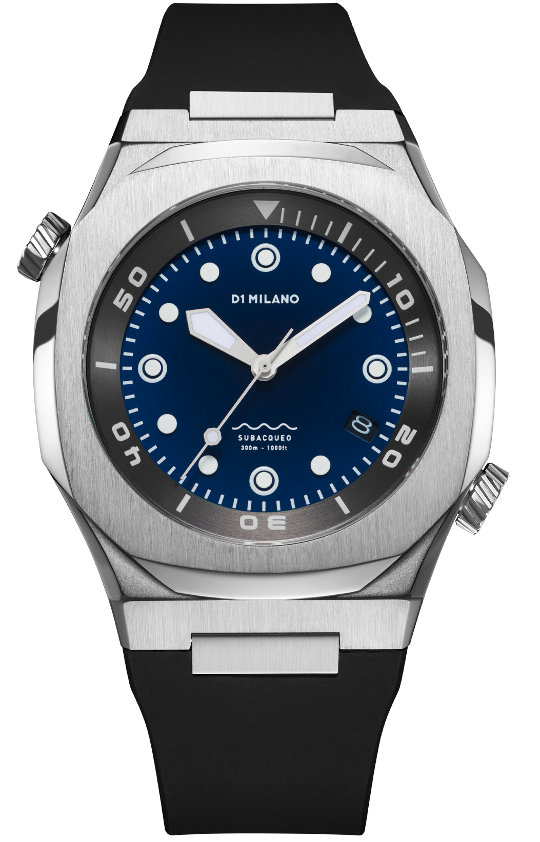 D1 Milano Watch Diver Deep Blue D1-DVRJ02