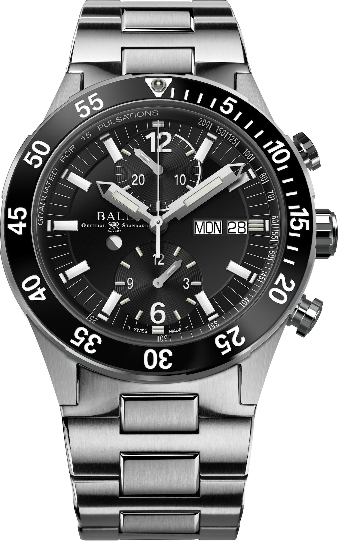Ball Watch Company Roadmaster Rescue Chronograph DC3030C-S-BK