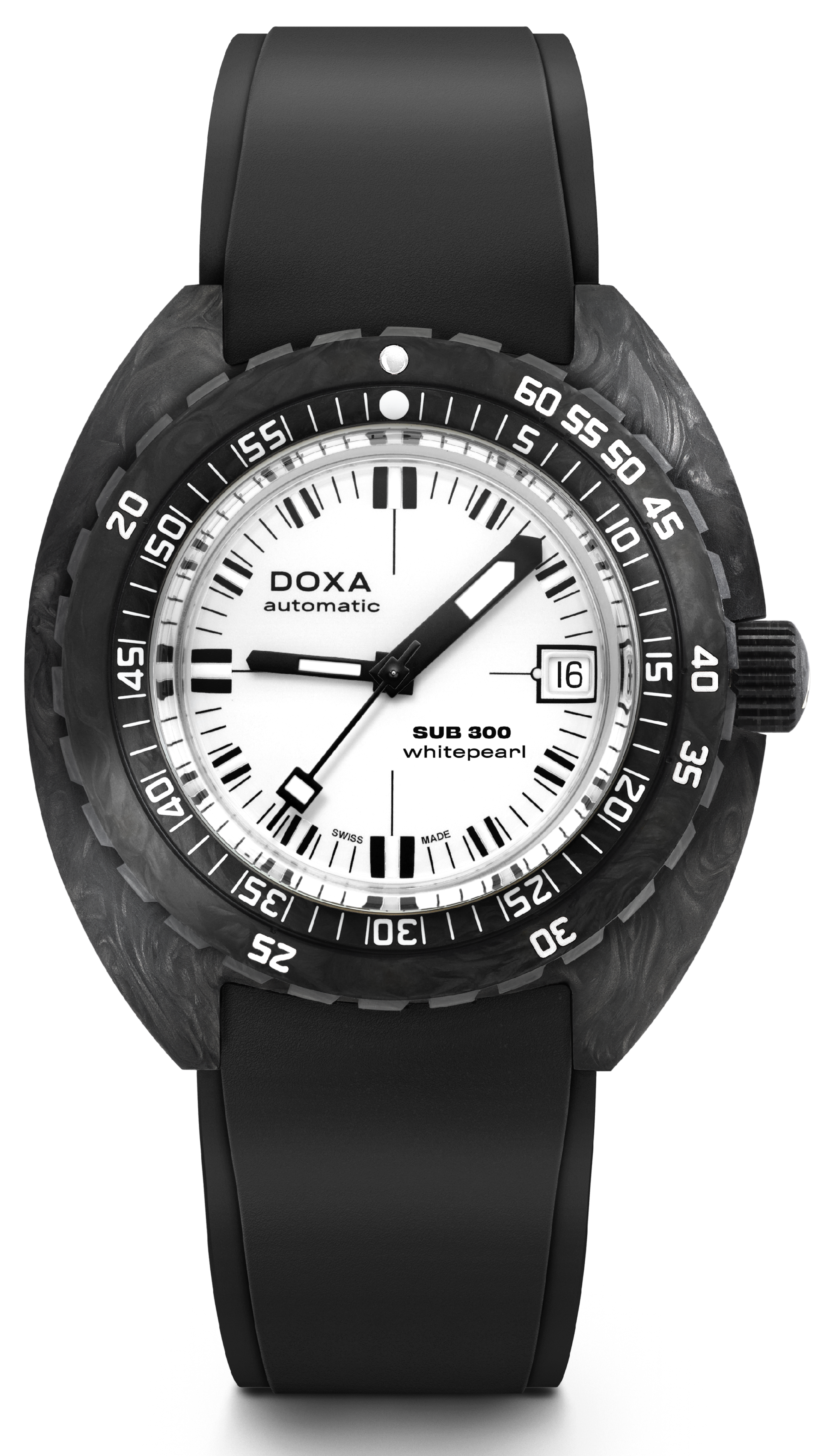 DOXA Watch Sub 300 Carbon Whitepearl 822.70.011.20.