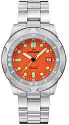 Delma Watch Quattro Orange Limited Edition 41701.744.6.151