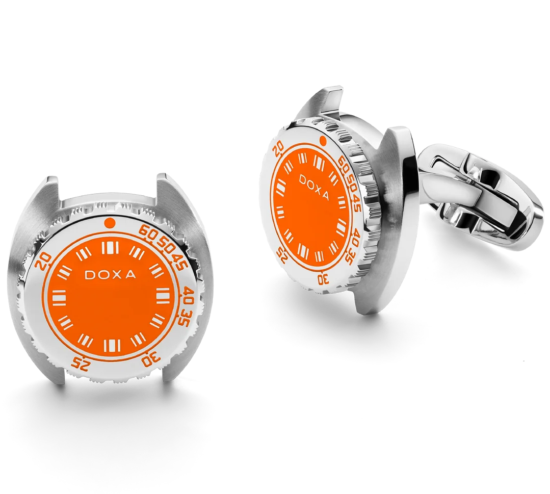 Doxa Cufflinks SUB Professional Orange CUF.10.351