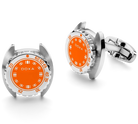 Doxa Cufflinks SUB Professional Orange CUF.10.351