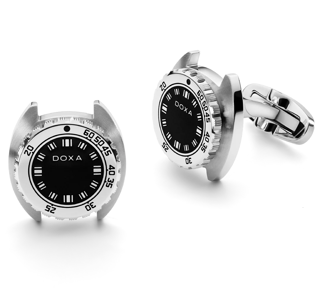 Doxa Cufflinks SUB Sharkhunter Black CUF.10.101