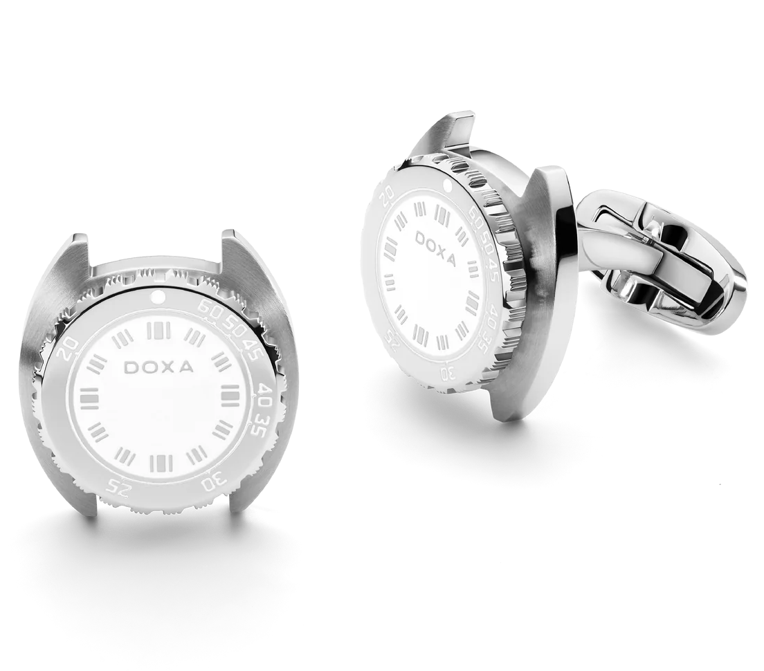 Doxa Cufflinks SUB Whitepearl White CUF.10.011