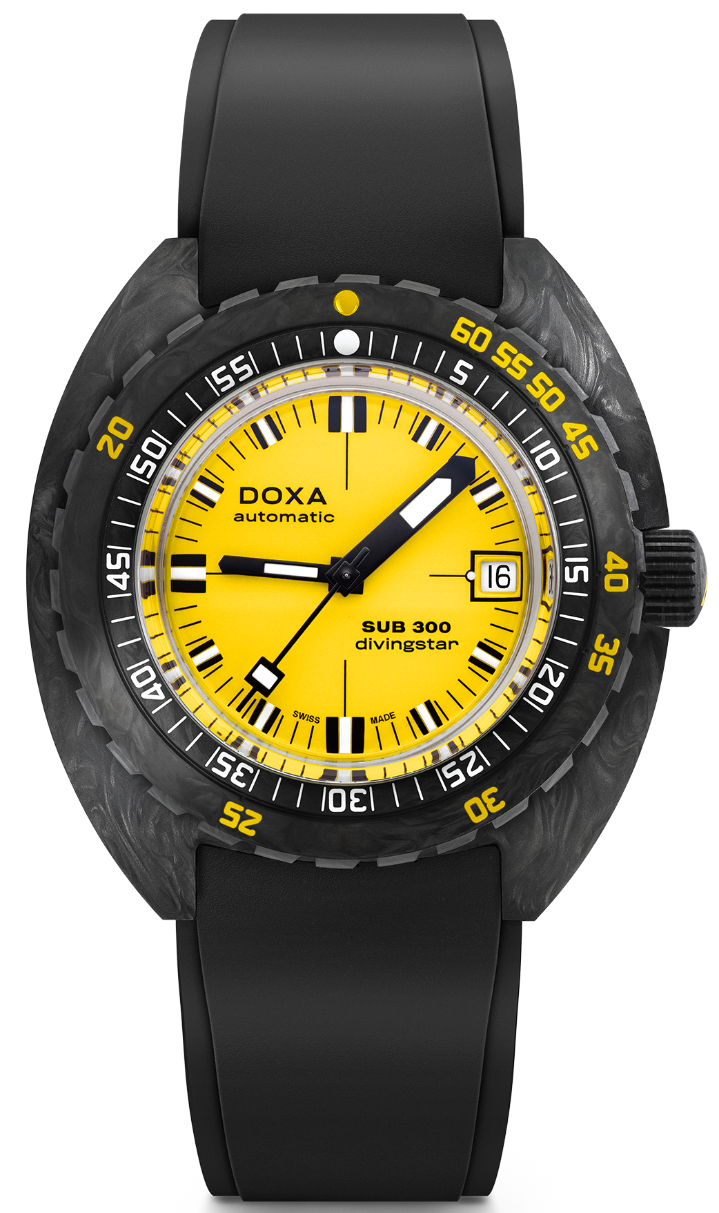 Doxa Watch SUB 300 Carbon COSC Divingstar Rubber 822.70.361.20