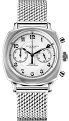 Duckworth Prestex Watch Bolton Chronograph White Steel Mesh D531-02-ST