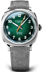Duckworth Prestex Watch Verimatic Green Fume Grey Suede D891-04-F