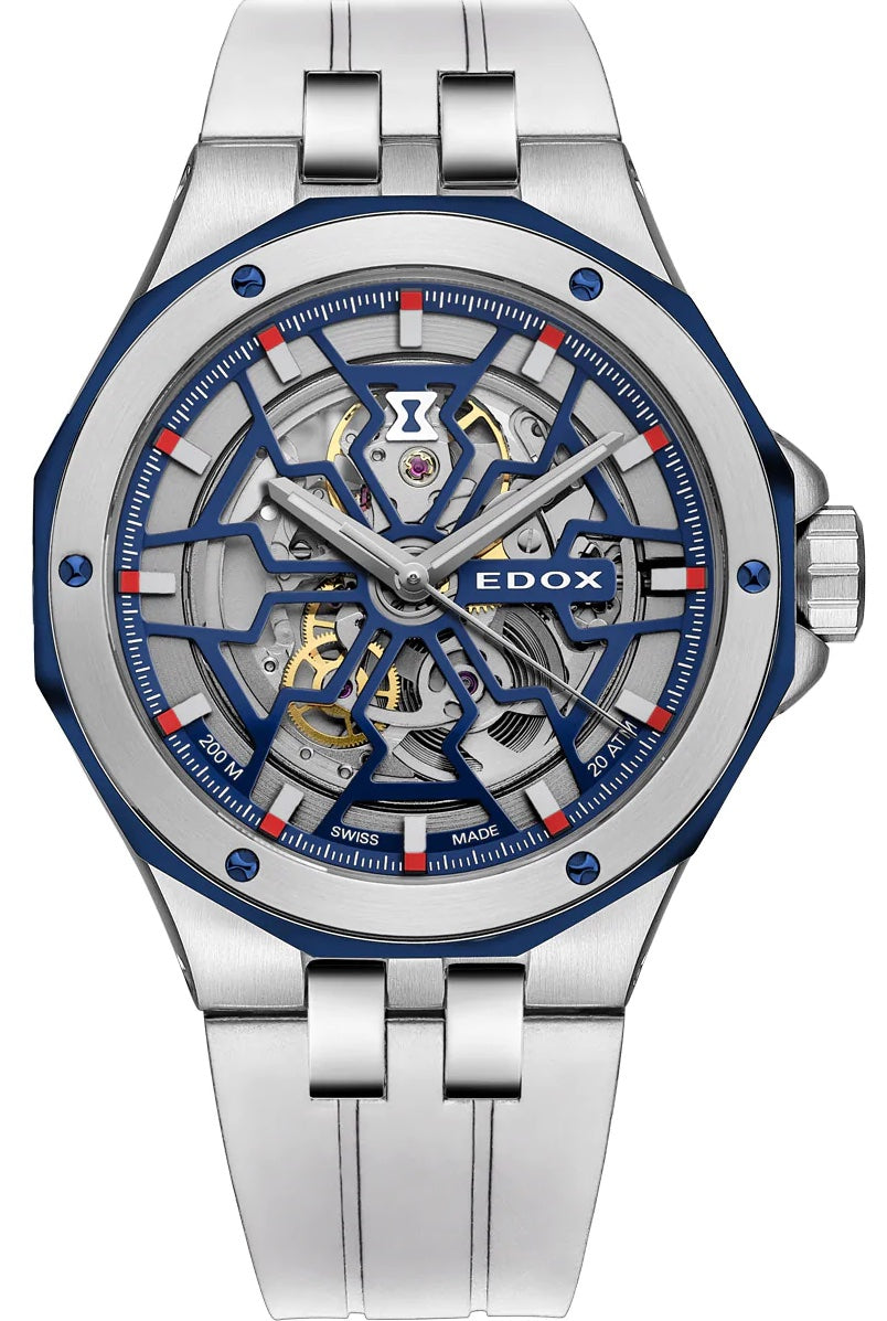 Edox Watch Delfin Mecano Automatic 85303 357BUCAB BUIRB