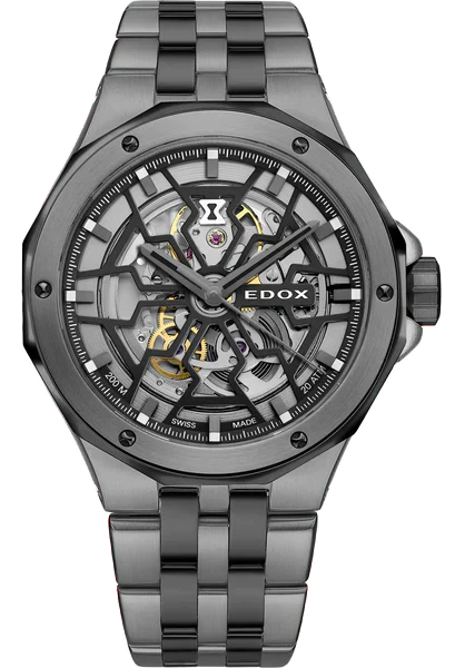 Edox Watch Delfin Mecano Automatic 85303 357GNM NGN