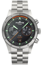 Fortis Watch Flieger F-43 Bicompax Bracelet F.424.0004