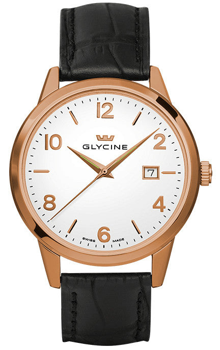Glycine Watch Classic Quartz Gents 3925.21.LBK9
