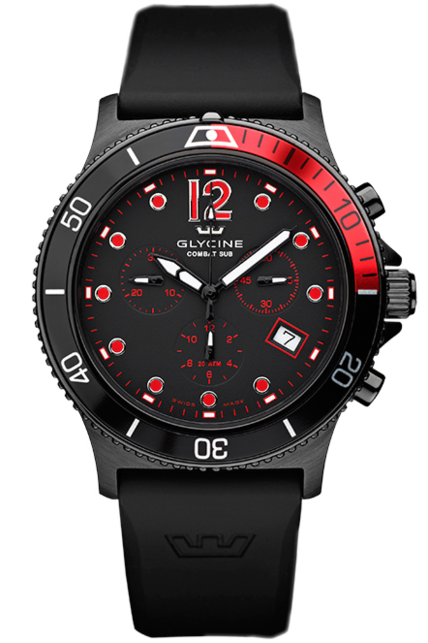 Glycine Watch Combat SUB Quartz Chrono 3915.99-TB99