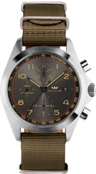 Glycine Watch Combat Chronograph Green 3924.106AT-TB2