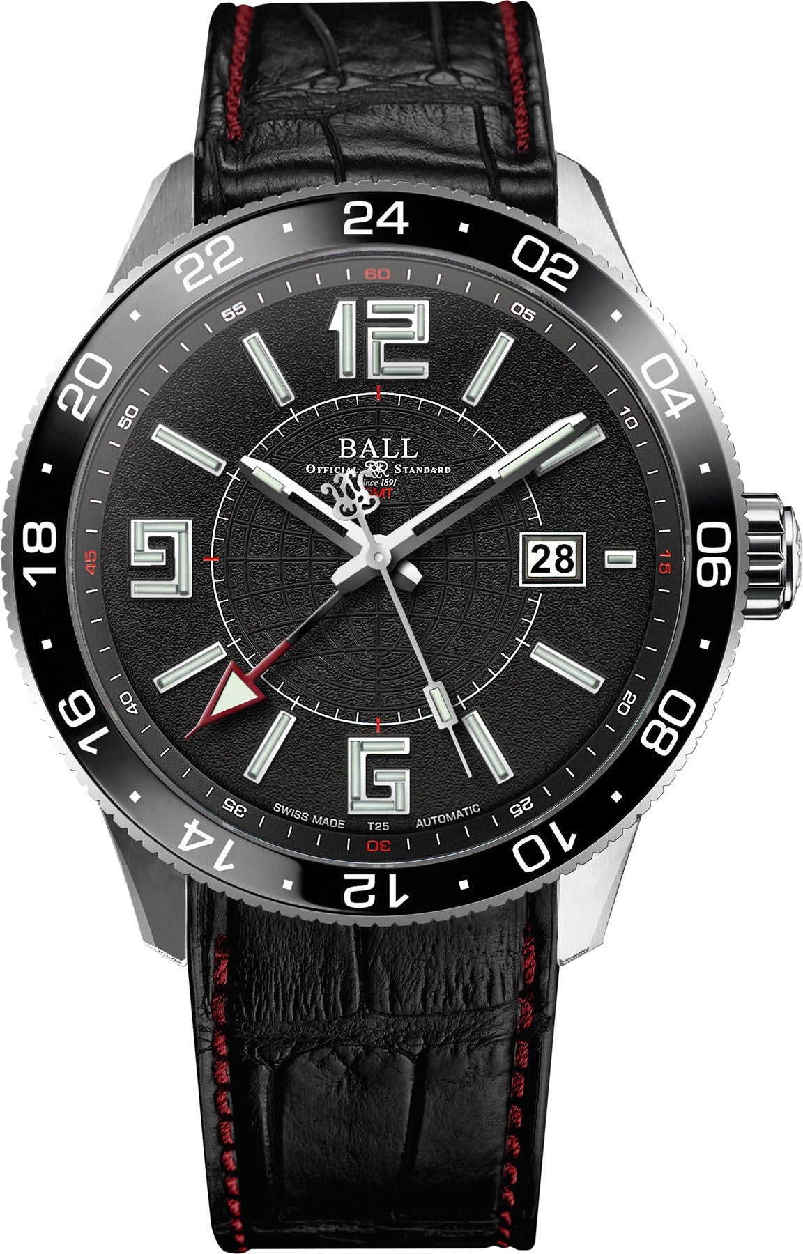 Ball Watch Company Engineer Master II Pilot GMT GM3090C-LLAJ-BK