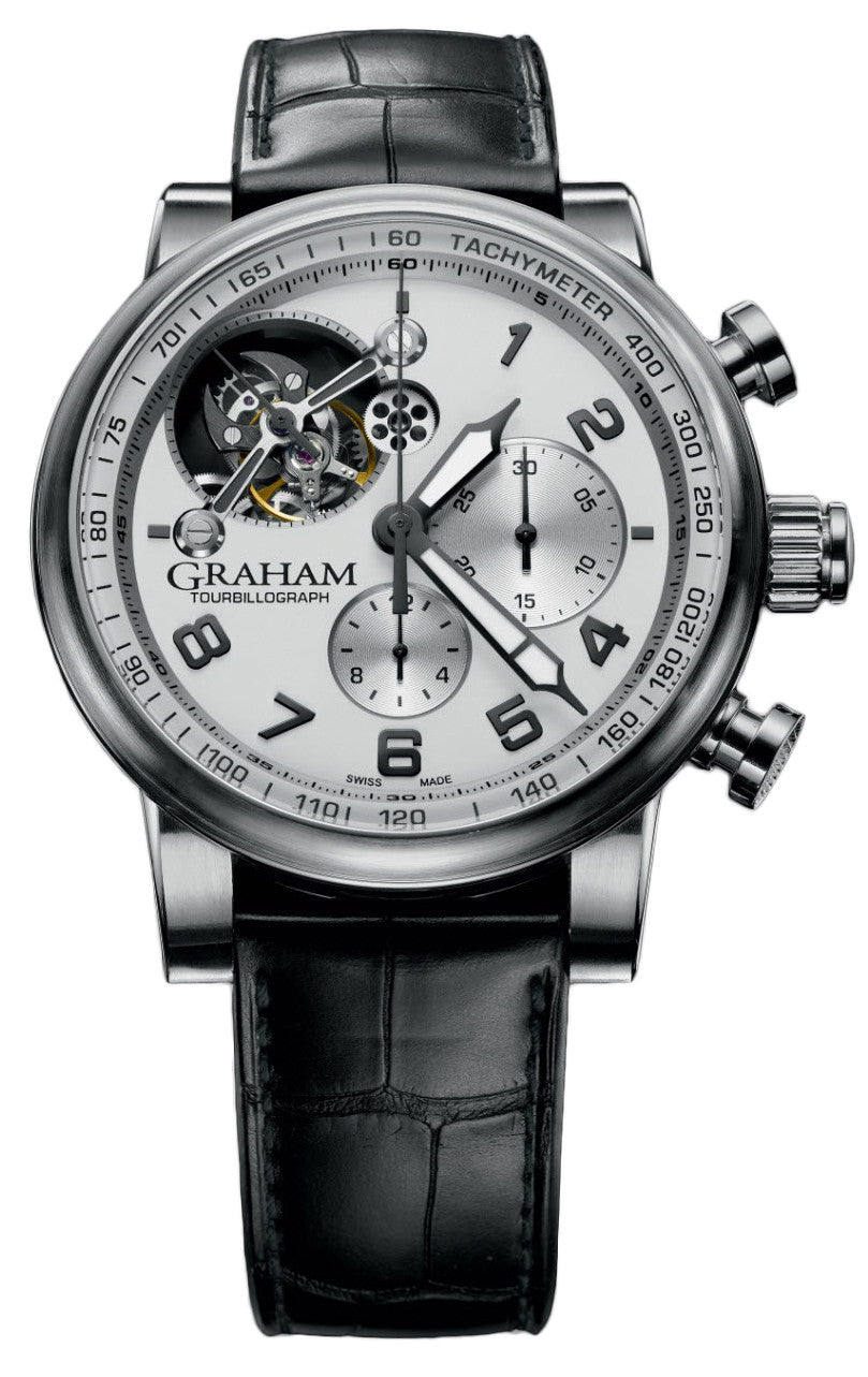 Graham Silverstone Tourbillograph White D 2TSAS.W02A.BK.AL