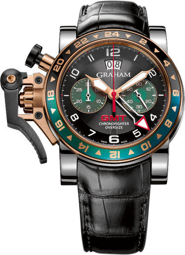 Graham Watch Chronofighter Oversize GMT Steel & Gold 2OVGG.B16A.C118S