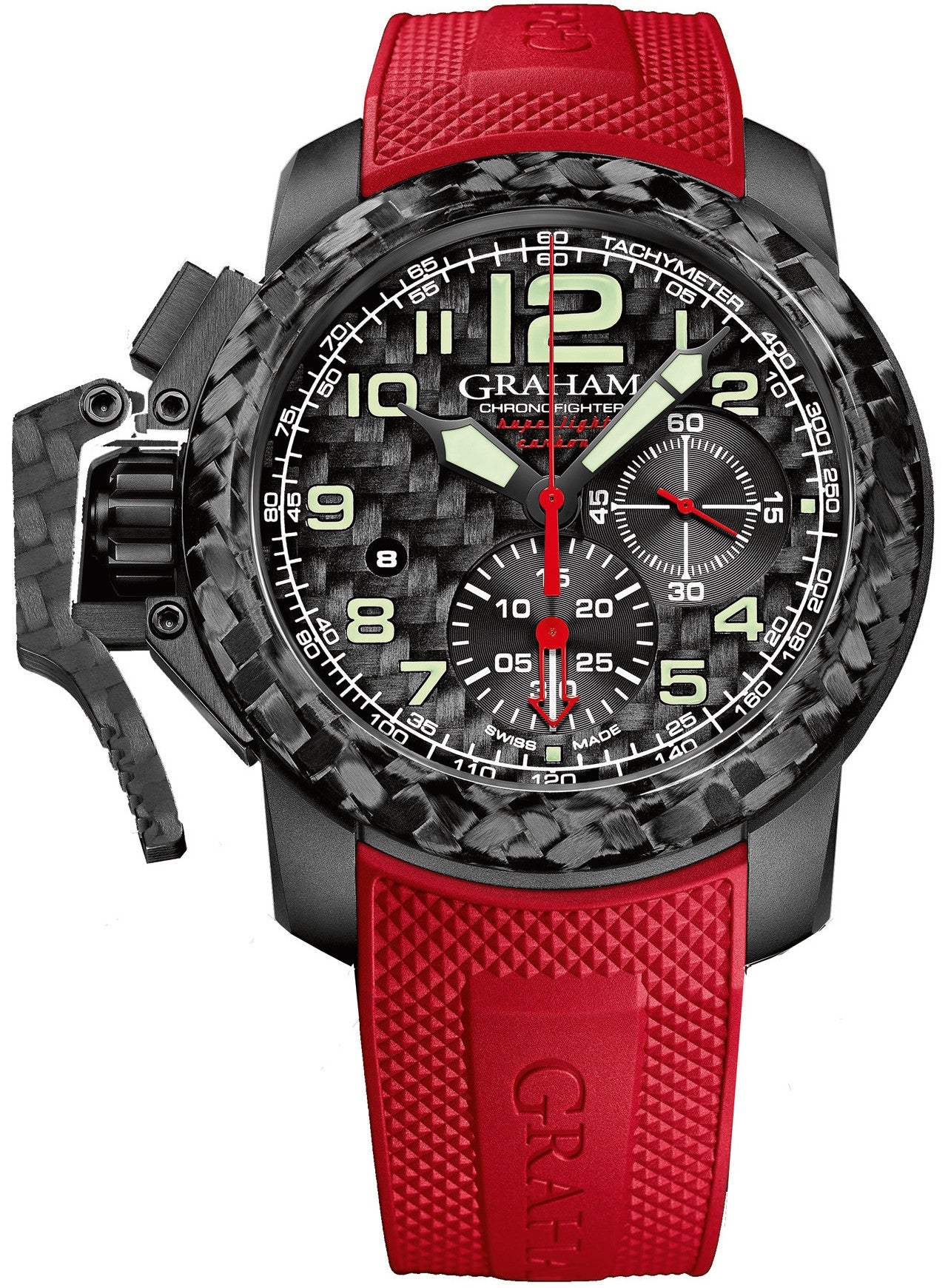 Graham Watch Chronofighter Oversize Superlight Carbon 2CCBK.B11A.K95X