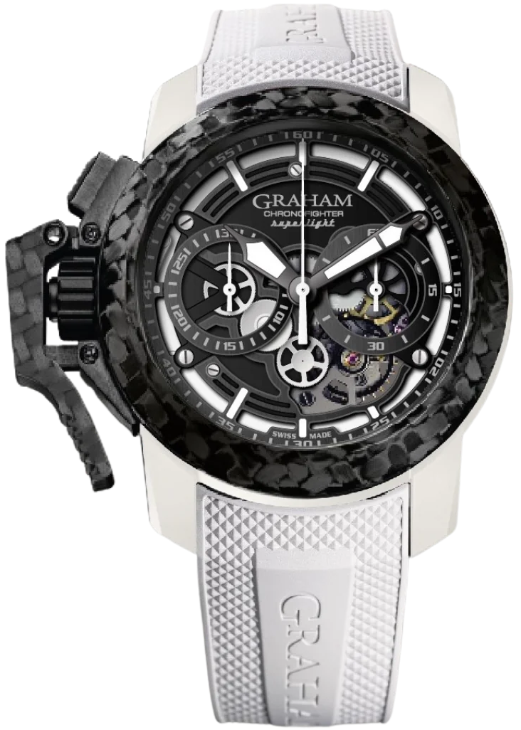 Graham Watch Chronofighter Superlight Carbon Skeleton 2CCCK.W01A White