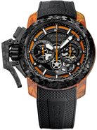 Graham Watch Chronofighter Superlight Carbon Skeleton Translucent Orange 2CCCK.O01A