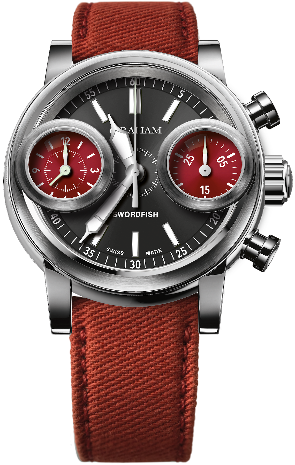 Graham Watch Swordfish 2SXAS.B05A.RED CANVAS