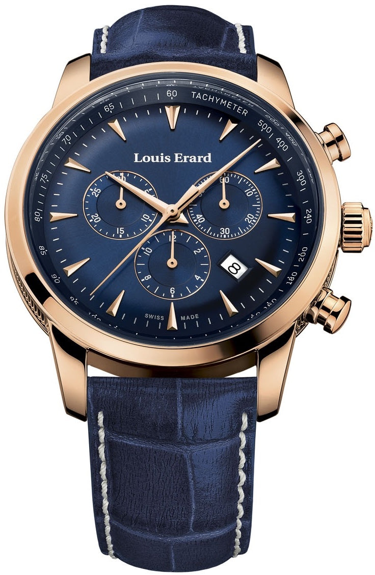 Louis Erard Watch Heritage Quartz Chrono 13900PR15.BDC102