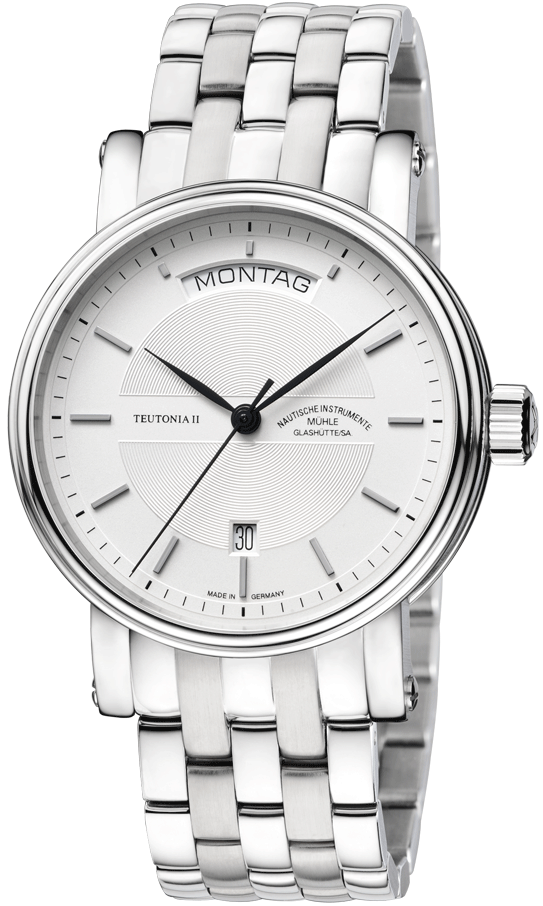 Muehle Glashuette Watch Teutonia II Tag Datum M1-33-65-MB