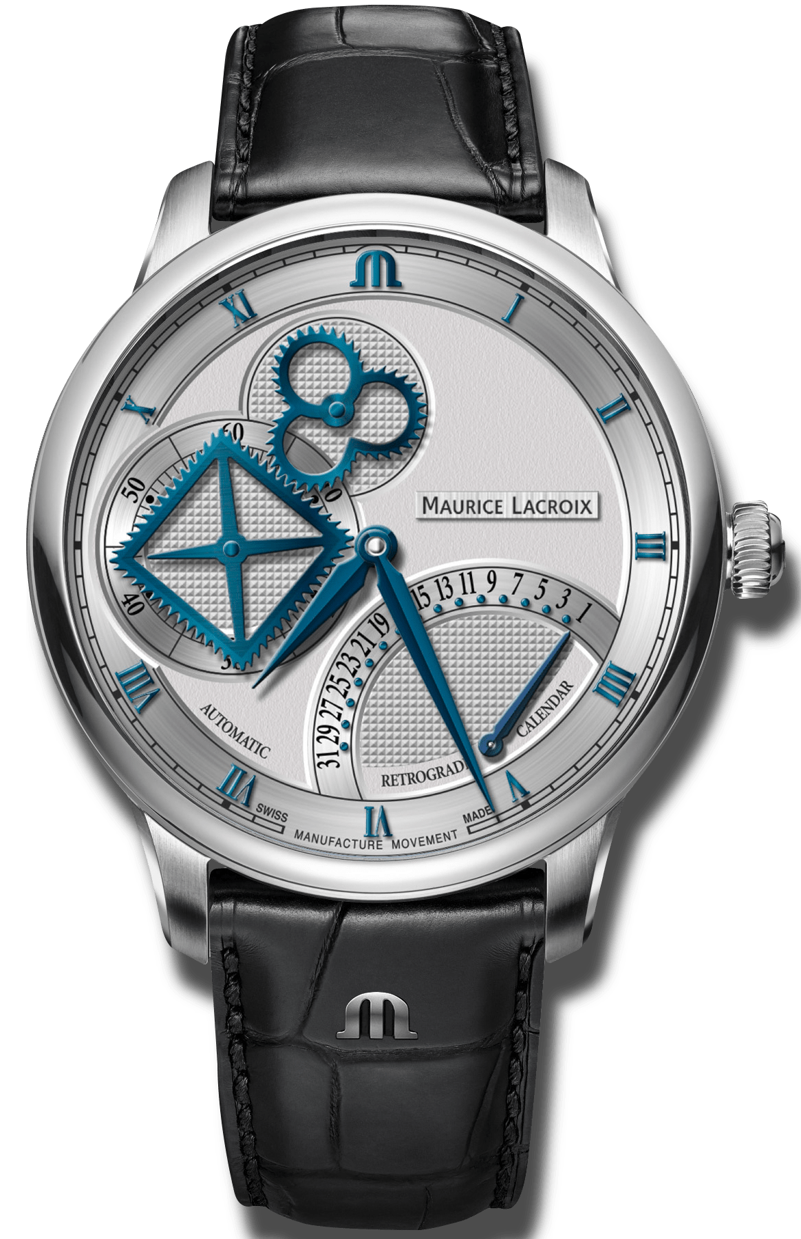 Maurice Lacroix Watch Masterpiece Square Wheel Retrograde MP6058-SS001-110-1