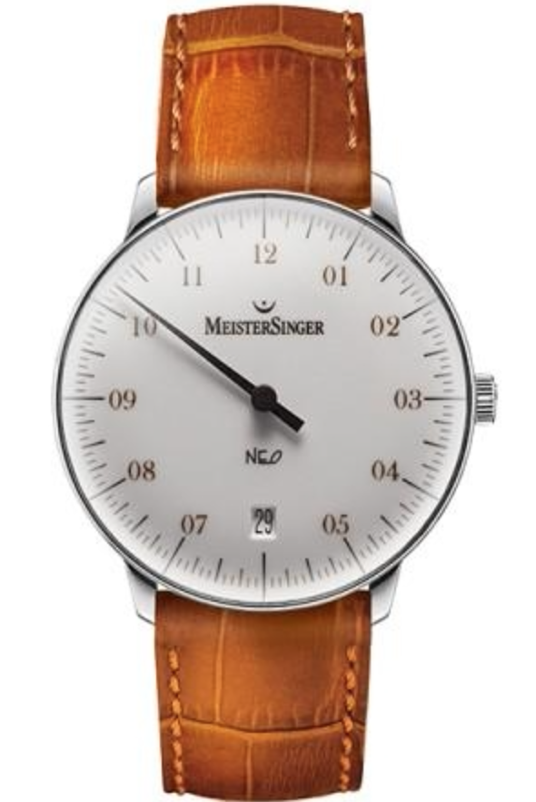 MeisterSinger Neo D NE901G Croco Print Brown
