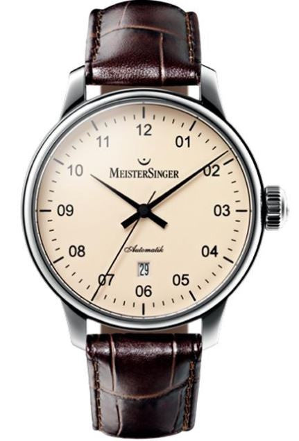 MeisterSinger Scrypto AM2203 Croco Print Brown