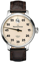 MeisterSinger Watch Salthora Meta SAM903 Croco Dark Brown