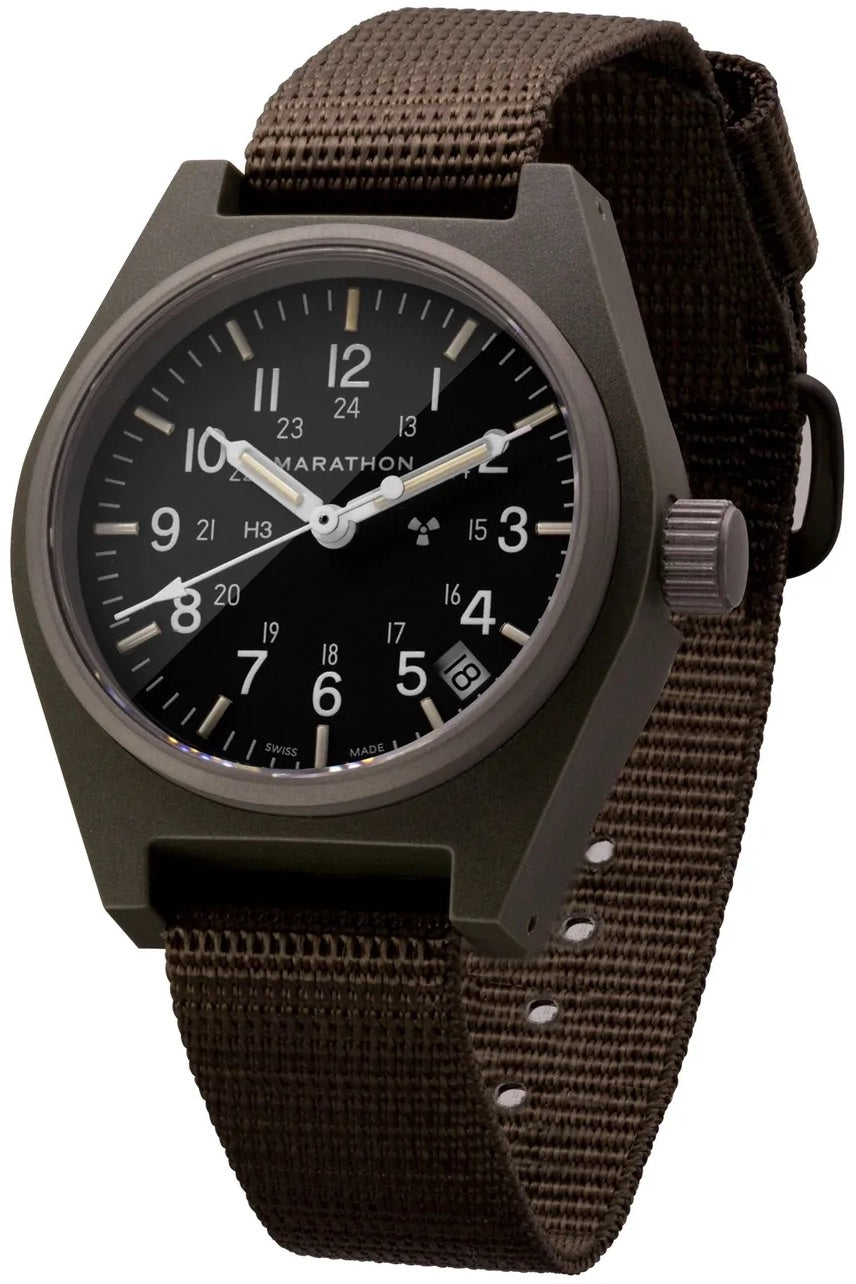 Marathon Watch General Purpose Sage Green Quartz With Date GPQ WW194015SG-0103