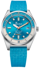 Squale Matic S Light Blue Rubber Watch MATICLBWLB.MRLB