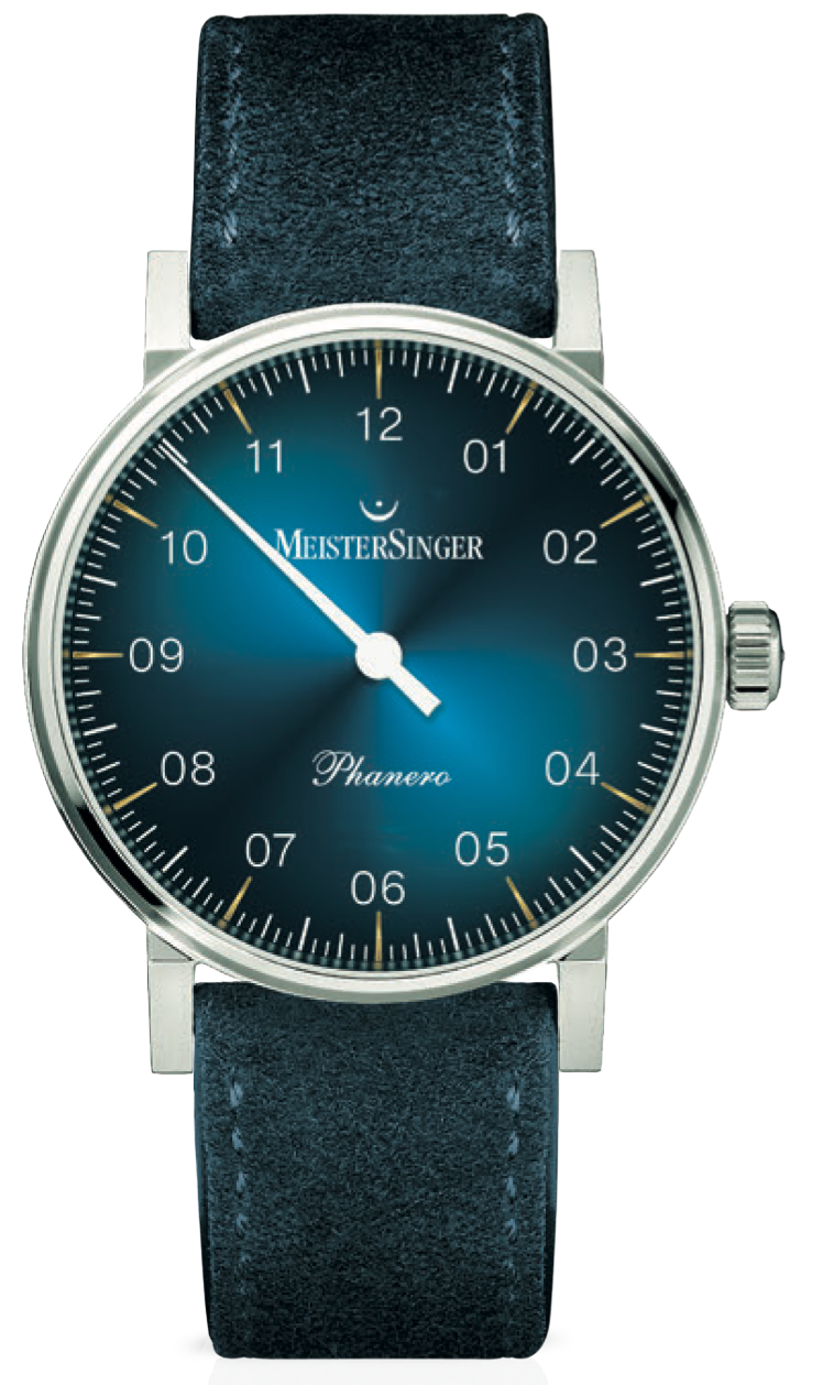 MeisterSinger Watch Phanero Blue Fume PH308D