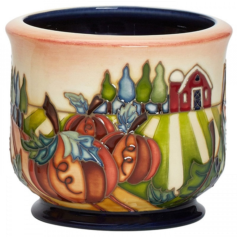 Moorcroft The Pumpkin Farm Limited Edition Planter, MCR-281 