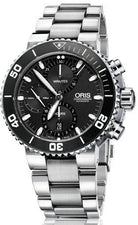 Oris Watch Aquis Chronograph Bracelet 01 774 7655 4154-07 8 26 01PEB