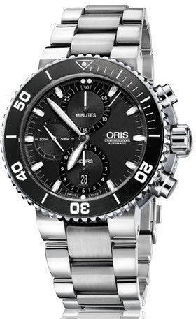Oris Watch Aquis Chronograph Bracelet 01 774 7655 4154-07 8 26 01PEB