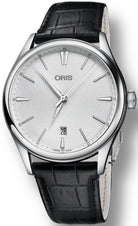 Oris Watch Artelier Date Leather 01 733 7721 4051-LS Black
