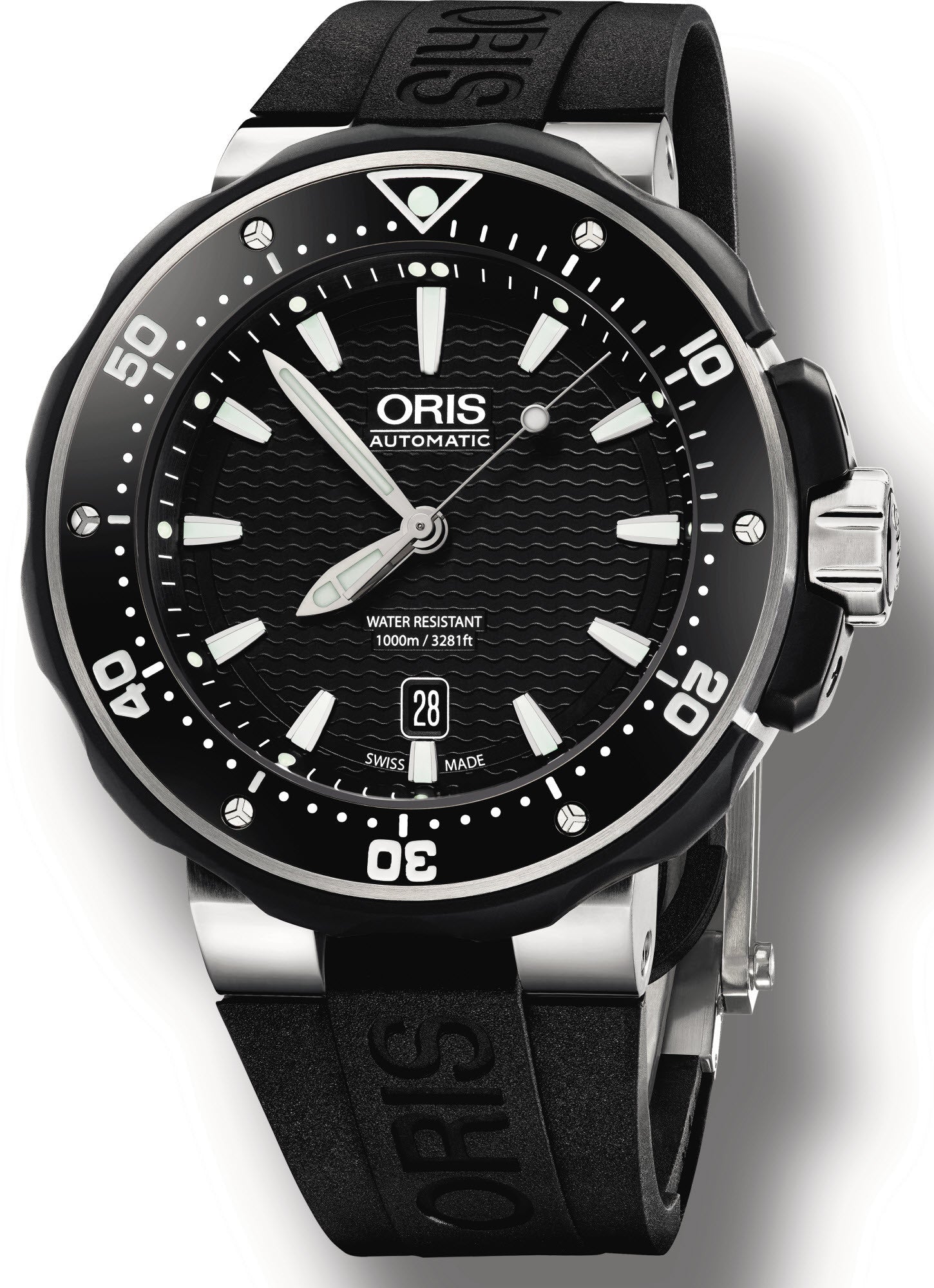Oris Watch Prodive Date Rubber 01 733 7682 7154-07 4 26 34TEB